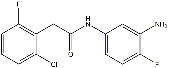 N-(3-amino-4-fluorophenyl)-2-(2-chloro-6-fluorophenyl)acetamide