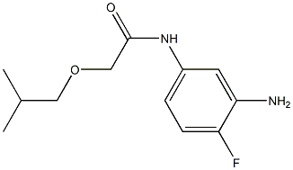  N-(3-amino-4-fluorophenyl)-2-(2-methylpropoxy)acetamide