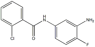 N-(3-amino-4-fluorophenyl)-2-chlorobenzamide Struktur