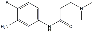 N-(3-amino-4-fluorophenyl)-3-(dimethylamino)propanamide Structure