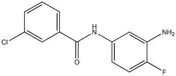 N-(3-amino-4-fluorophenyl)-3-chlorobenzamide Structure