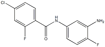 N-(3-amino-4-fluorophenyl)-4-chloro-2-fluorobenzamide Structure