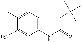 N-(3-amino-4-methylphenyl)-3,3-dimethylbutanamide 化学構造式