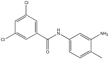 N-(3-amino-4-methylphenyl)-3,5-dichlorobenzamide,,结构式