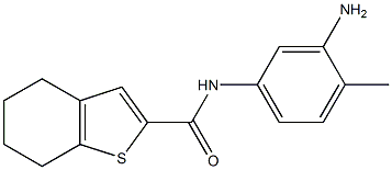 N-(3-amino-4-methylphenyl)-4,5,6,7-tetrahydro-1-benzothiophene-2-carboxamide