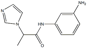 N-(3-aminophenyl)-2-(1H-imidazol-1-yl)propanamide Structure