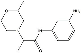 N-(3-aminophenyl)-2-(2-methylmorpholin-4-yl)propanamide