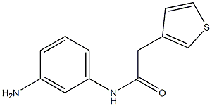 N-(3-aminophenyl)-2-(thiophen-3-yl)acetamide