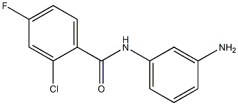 N-(3-aminophenyl)-2-chloro-4-fluorobenzamide Struktur