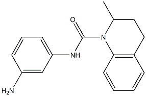 N-(3-aminophenyl)-2-methyl-1,2,3,4-tetrahydroquinoline-1-carboxamide 结构式