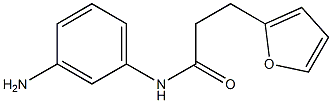 N-(3-aminophenyl)-3-(furan-2-yl)propanamide Structure