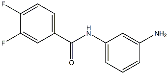 N-(3-aminophenyl)-3,4-difluorobenzamide,,结构式