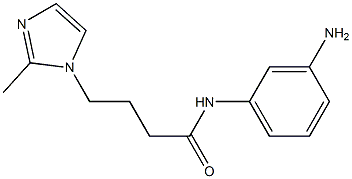 N-(3-aminophenyl)-4-(2-methyl-1H-imidazol-1-yl)butanamide Structure