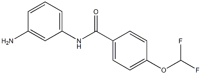 N-(3-aminophenyl)-4-(difluoromethoxy)benzamide 化学構造式