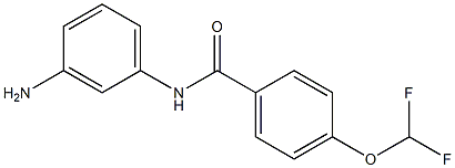 N-(3-aminophenyl)-4-(difluoromethoxy)benzamide 结构式