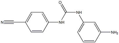 N-(3-aminophenyl)-N'-(4-cyanophenyl)urea Structure