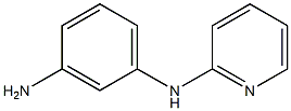 N-(3-aminophenyl)-N-pyridin-2-ylamine 结构式