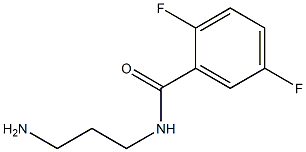 N-(3-aminopropyl)-2,5-difluorobenzamide Structure