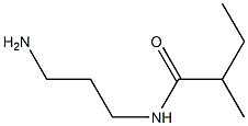 N-(3-aminopropyl)-2-methylbutanamide Struktur