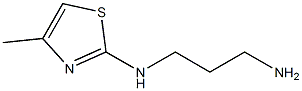 N-(3-aminopropyl)-N-(4-methyl-1,3-thiazol-2-yl)amine Struktur
