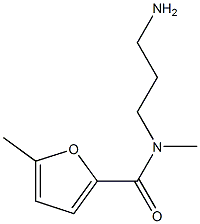 N-(3-aminopropyl)-N,5-dimethylfuran-2-carboxamide Structure