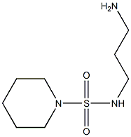 N-(3-aminopropyl)piperidine-1-sulfonamide 化学構造式