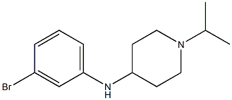 N-(3-bromophenyl)-1-(propan-2-yl)piperidin-4-amine Struktur