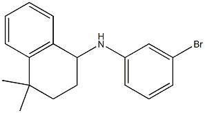 N-(3-bromophenyl)-4,4-dimethyl-1,2,3,4-tetrahydronaphthalen-1-amine Structure