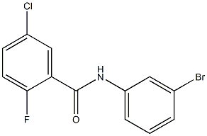 N-(3-bromophenyl)-5-chloro-2-fluorobenzamide|