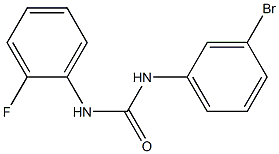 N-(3-bromophenyl)-N'-(2-fluorophenyl)urea Structure