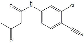 N-(3-chloro-4-cyanophenyl)-3-oxobutanamide