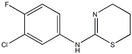 N-(3-chloro-4-fluorophenyl)-5,6-dihydro-4H-1,3-thiazin-2-amine Structure