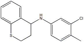  N-(3-chloro-4-methylphenyl)-3,4-dihydro-2H-1-benzothiopyran-4-amine