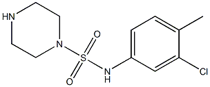 N-(3-chloro-4-methylphenyl)piperazine-1-sulfonamide