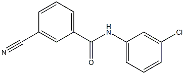 N-(3-chlorophenyl)-3-cyanobenzamide Struktur