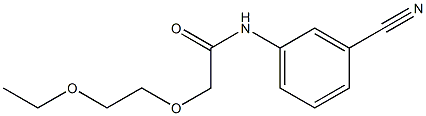  N-(3-cyanophenyl)-2-(2-ethoxyethoxy)acetamide