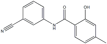N-(3-cyanophenyl)-2-hydroxy-4-methylbenzamide