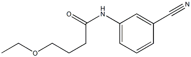 N-(3-cyanophenyl)-4-ethoxybutanamide Structure