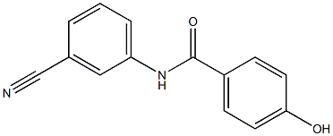 N-(3-cyanophenyl)-4-hydroxybenzamide Structure