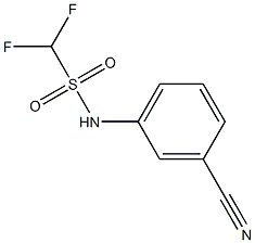 N-(3-cyanophenyl)difluoromethanesulfonamide Structure