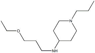 N-(3-ethoxypropyl)-1-propylpiperidin-4-amine Structure