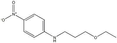 N-(3-ethoxypropyl)-4-nitroaniline Structure