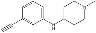 N-(3-ethynylphenyl)-1-methylpiperidin-4-amine Structure