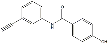 N-(3-ethynylphenyl)-4-hydroxybenzamide Structure