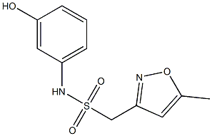 N-(3-hydroxyphenyl)-1-(5-methyl-1,2-oxazol-3-yl)methanesulfonamide