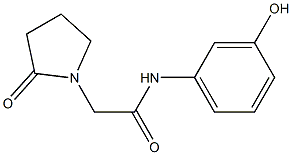 N-(3-hydroxyphenyl)-2-(2-oxopyrrolidin-1-yl)acetamide|