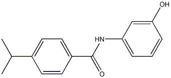 N-(3-hydroxyphenyl)-4-(propan-2-yl)benzamide Structure