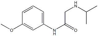 N-(3-methoxyphenyl)-2-(propan-2-ylamino)acetamide