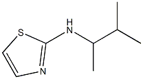 N-(3-methylbutan-2-yl)-1,3-thiazol-2-amine 化学構造式