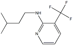 N-(3-methylbutyl)-3-(trifluoromethyl)pyridin-2-amine,,结构式